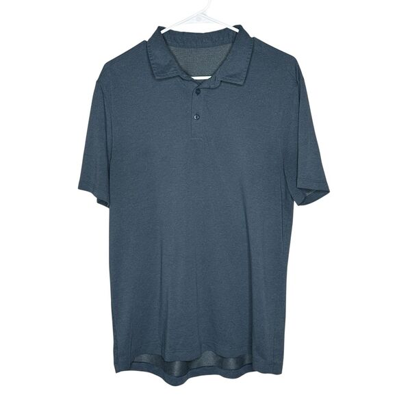 Lululemon Men’s Polo Shirt Size Large – Blue - Picture 1 of 6